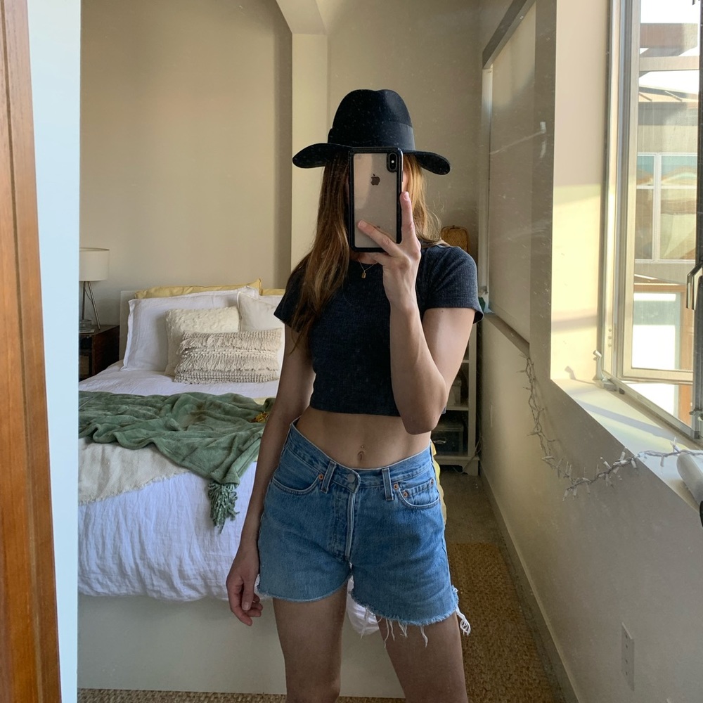 Black Felt Hat